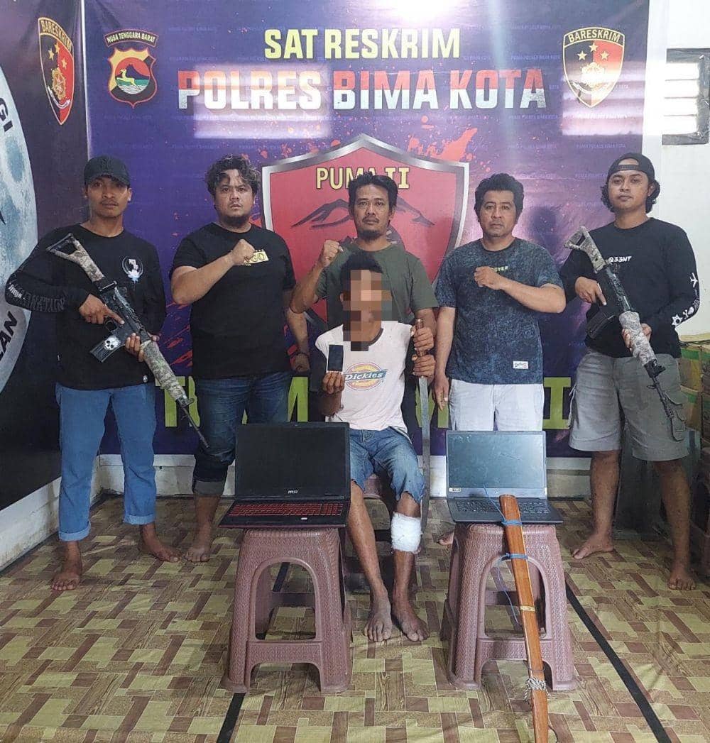 Ingin Kabur saat Ditangkap, Pembobol Kantor BWS Bima Ditembak Polisi