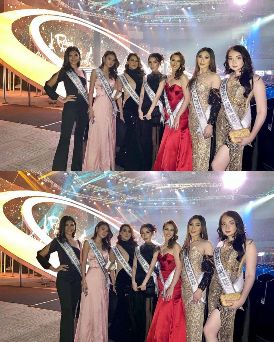 Potret Alumni Puteri Indonesia di malam Grand Final Puteri Indonesia 2022 (Instagram.com/belindatirps)