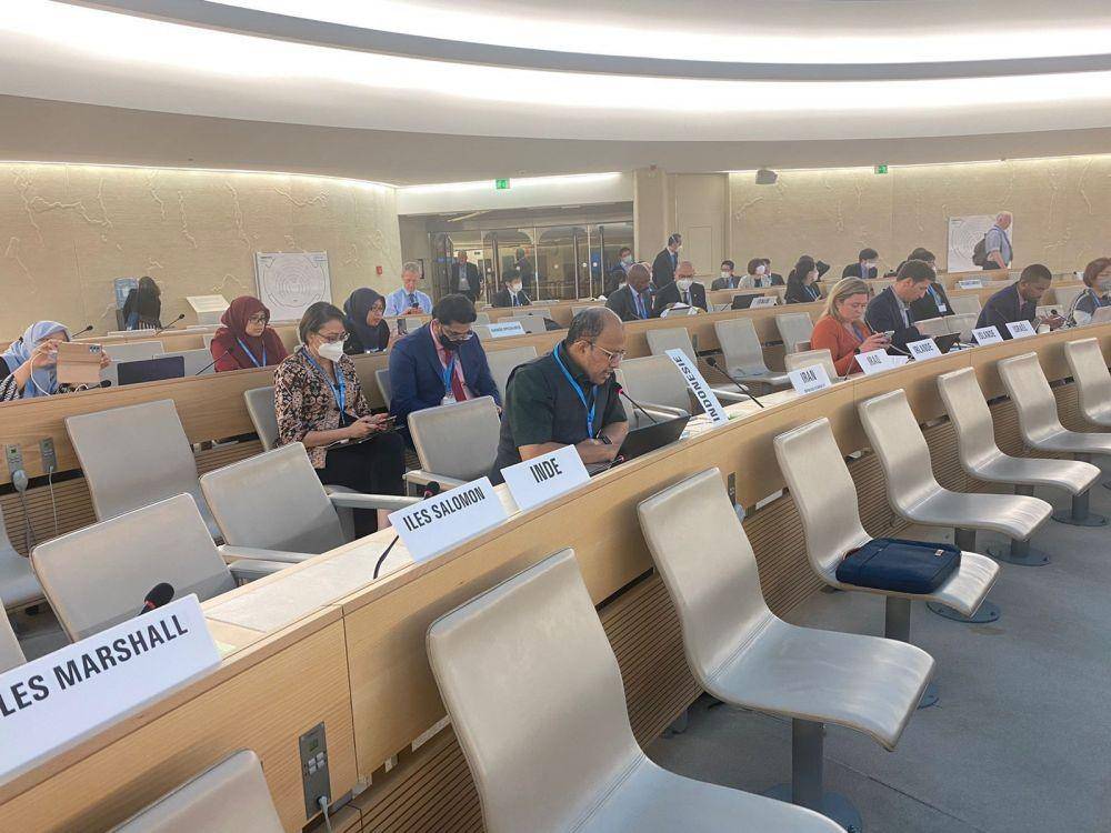 Penyelenggaraan World Health Assembly ke-75 di Palais de Nations, Jenewa, Swiss, 22-28 Mei 2022. (Dok. IDI dan Kemenkes).