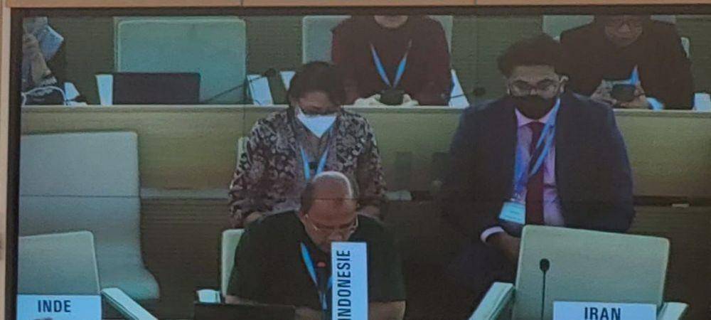 Penyelenggaraan World Health Assembly ke-75 di Palais de Nations, Jenewa, Swiss, 22-28 Mei 2022. (Dok. IDI dan Kemenkes).