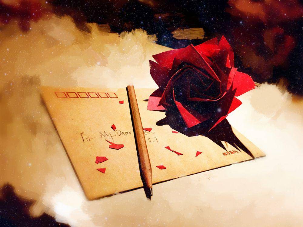 ilustrasi surat untuk ibu (pixabay.com/gmdoujingyi)