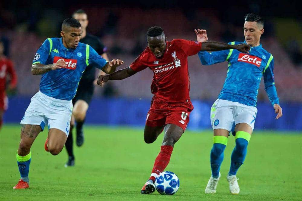 Laga Napoli melawan Liverpool di Liga Champions 2018/2019 (thisisanfield.com)