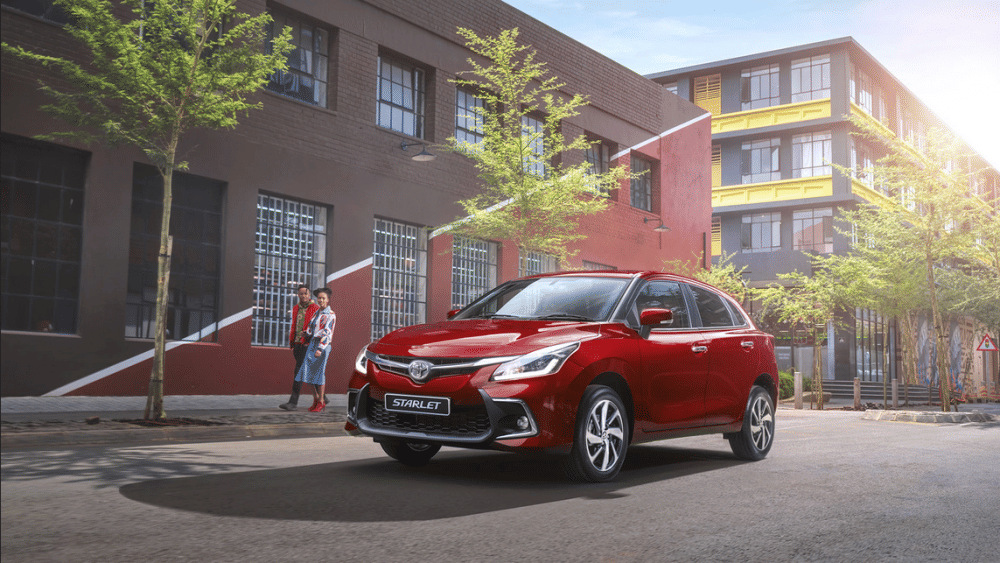 Toyota Starlet baru mengambil basis Suzuki Baleno hatchback (Toyota Afrika Selatan)