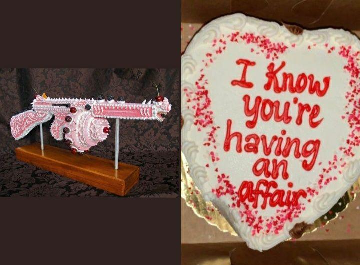10 Potret Lucu Kue Ulang Tahun Berisi Ancaman, Seram!