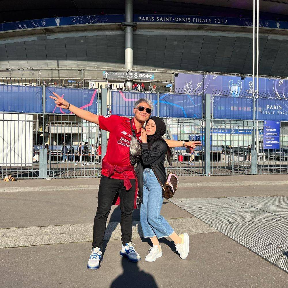 Rizky Billar nonton final Liga Champions 2022 (instagram.com/rizkybillar)