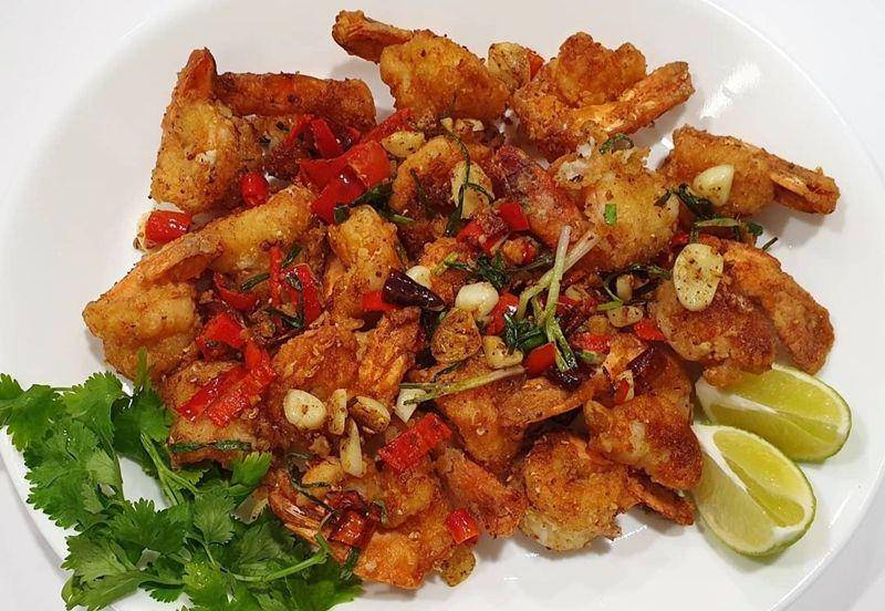sichuan pepper prawn (instagram.com/jess_cooking_journal)