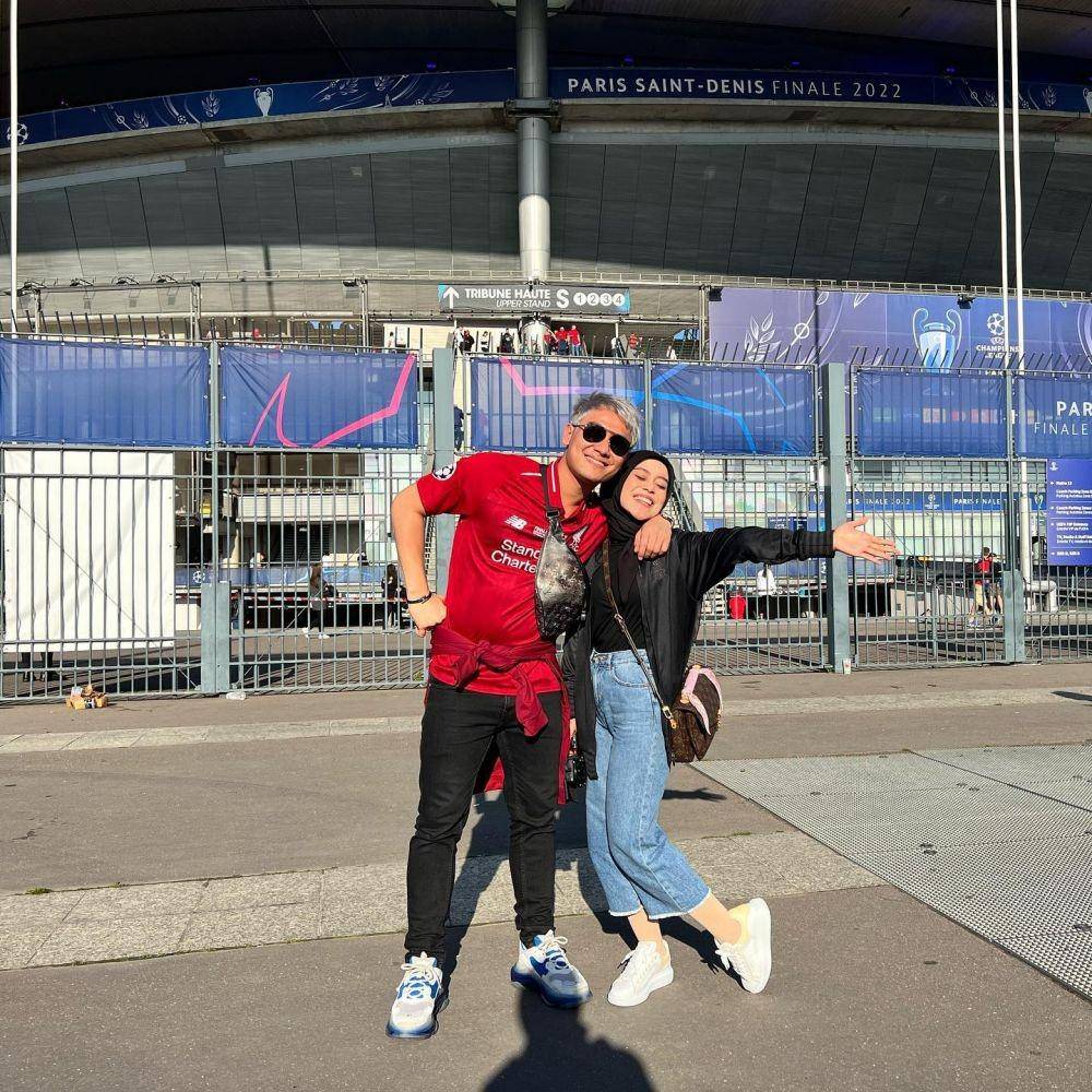Rizky Billar nonton final Liga Champions 2022 (instagram.com/rizkybillar)