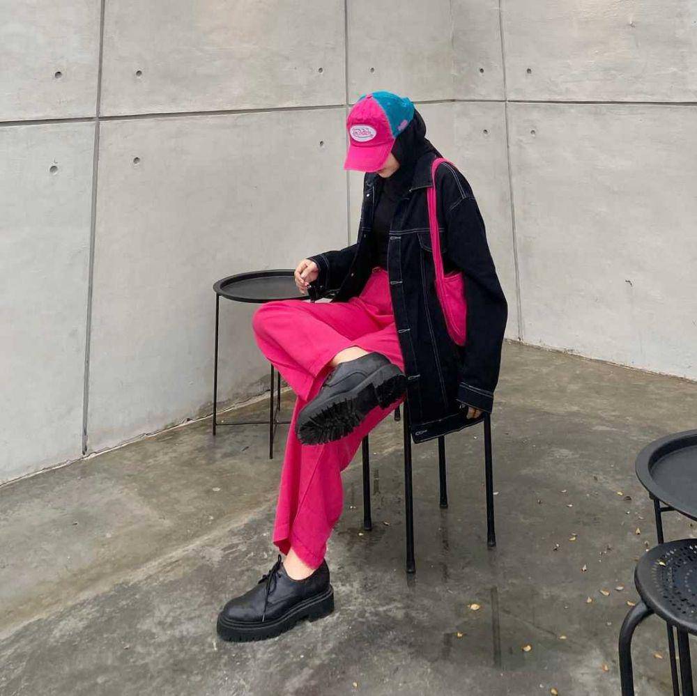 referensi outfit warna fuchsia (instagram.com/kayezdk)