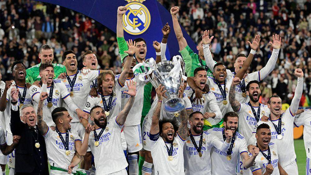 Real Madrid keluar sebagai juara Liga Champions 2021/2022. (twitter.com/realmadriden)