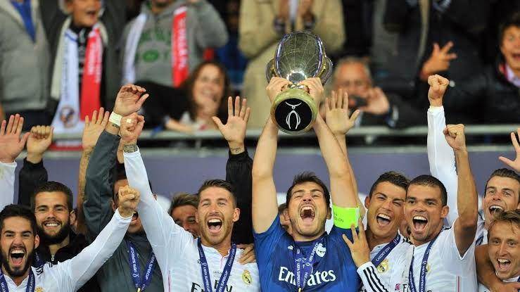 Real Madrid juara UEFA Super Cup 2014/2015. (uefa.com)