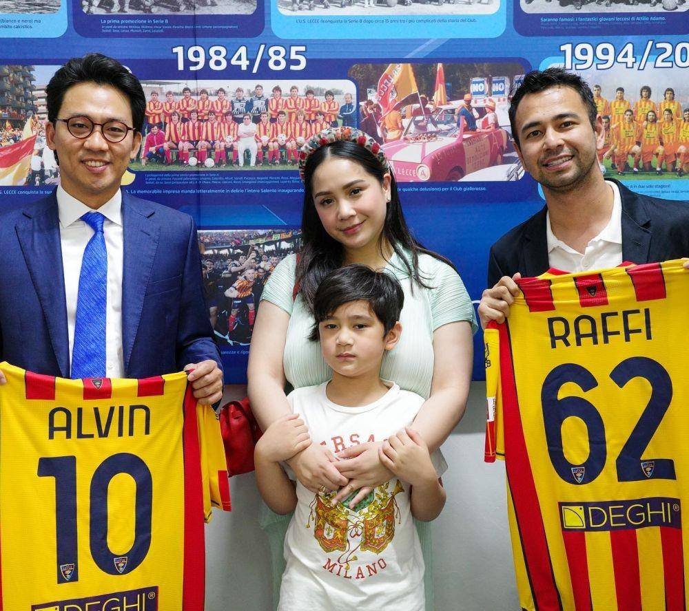 Raffi Ahmad di US Lecce (Instagram.com/raffinagita1717/)