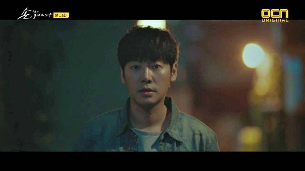 Yoon Hwa Pyung (diperankan oleh Kim Dong Wook) dalam The Guest (dok. OCN/The Guest)