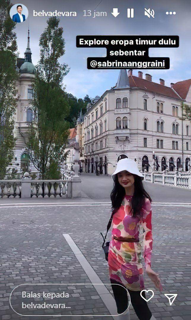 potret honeymoon Belva Devara dan Sabrina Anggraini di Slovenia (instagram.com/belvadevara)