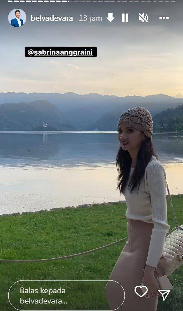 potret honeymoon Belva Devara dan Sabrina Anggraini di Slovenia (instagram.com/belvadevara)