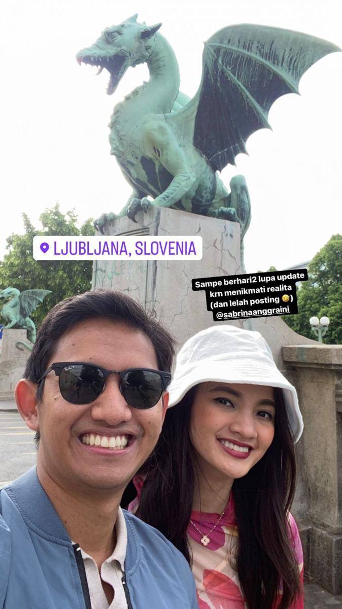 potret honeymoon Belva Devara dan Sabrina Anggraini di Slovenia (instagram.com/belvadevara)
