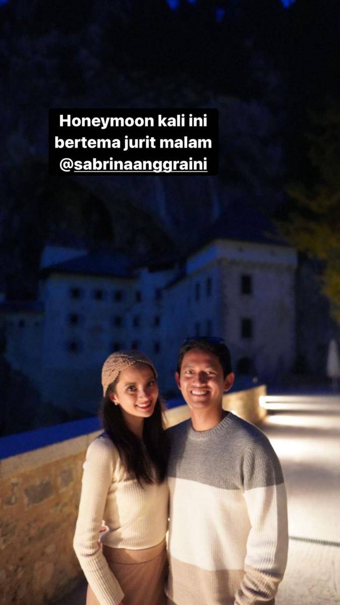 potret honeymoon Belva Devara dan Sabrina Anggraini di Slovenia (instagram.com/belvadevara)