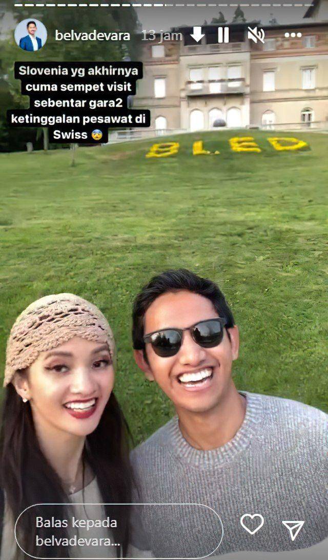 potret honeymoon Belva Devara dan Sabrina Anggraini di Slovenia (instagram.com/belvadevara)