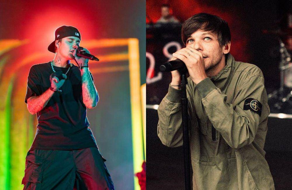 kolase potret penyanyi internasional yang mengadakan konser di Jakarta pada 2022 (instagram.com/justinbieber | instagram.com/louist91)