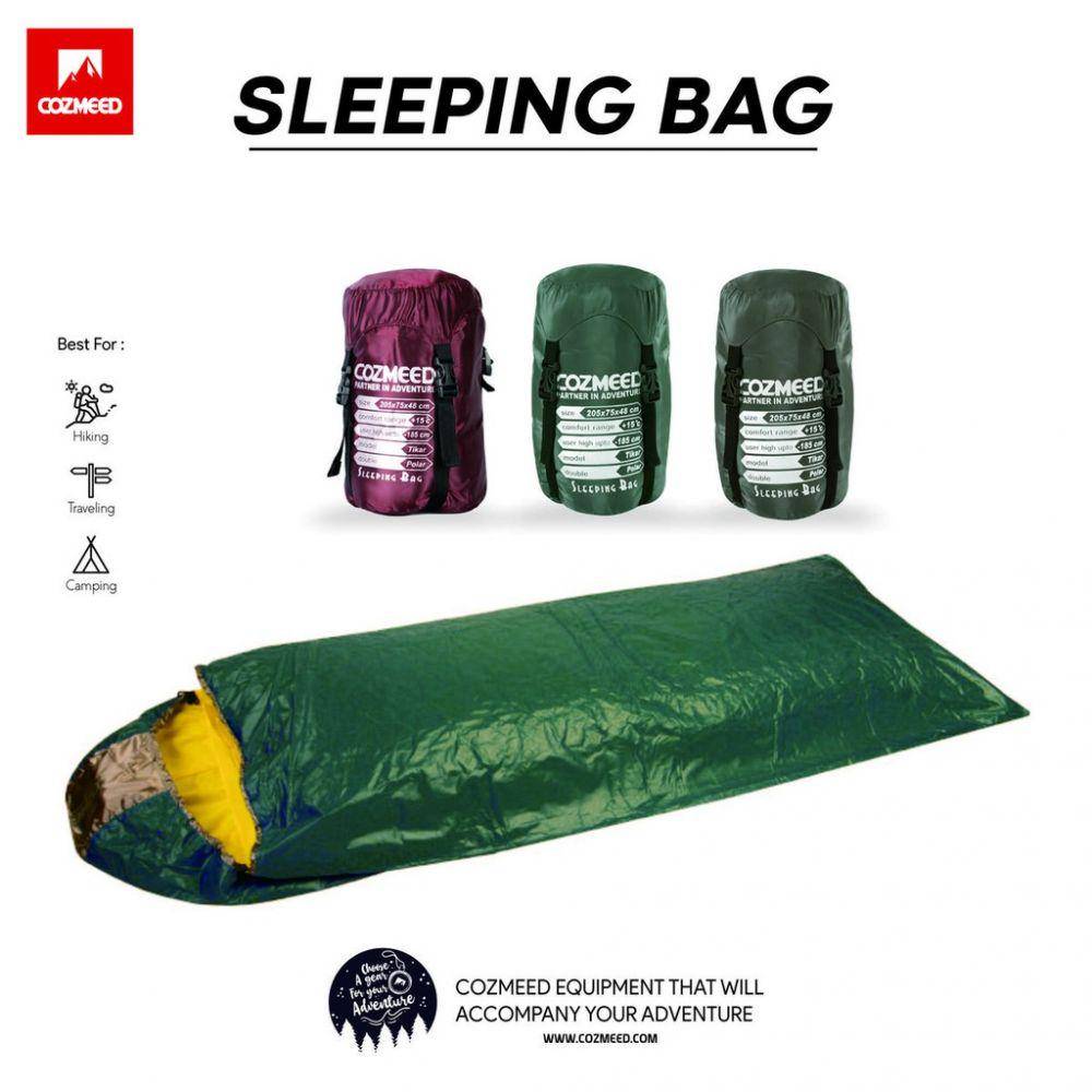 ilustrasi sleeping bag (twitter.com/MenStuff_id)