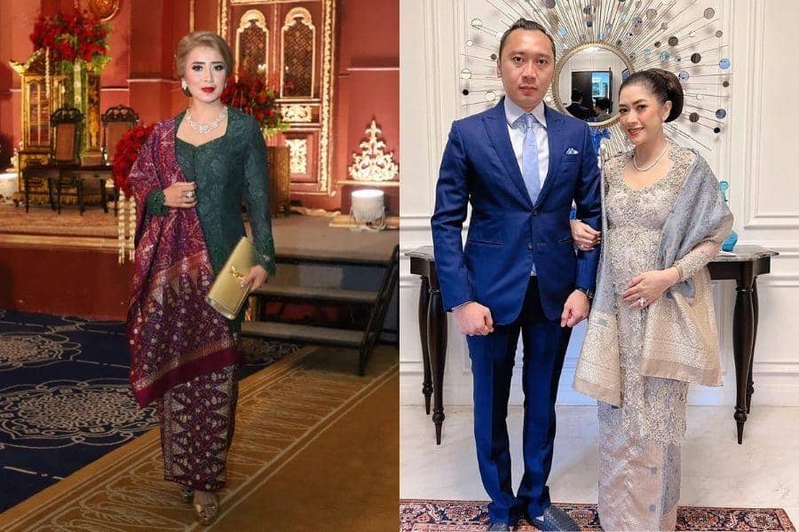 9 Inspirasi Kebaya dan Songket ala Istri Pejabat, Tampilannya Elok