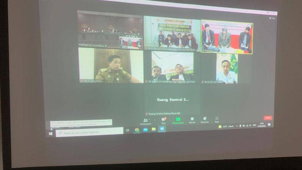 MK Gelar Sidang Perdana Gugatan Uji Materi UU Provinsi Kalsel