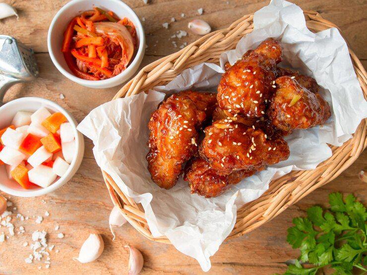 Resep Korean Fried Chicken, Bumbu Pedas Manisnya Menyatu