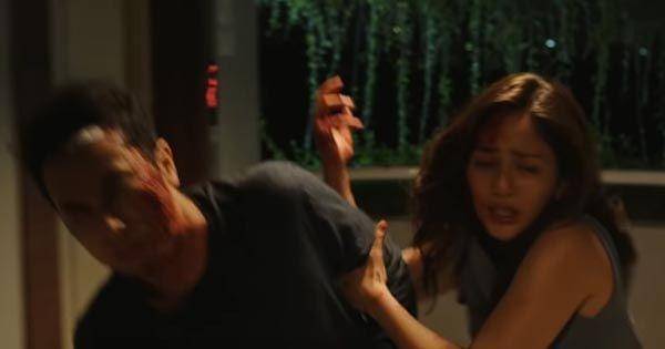 Aryan dan Tara melarikan diri dari serangan Gian ( Dok. Hitmaker Studio / The Doll 3 )