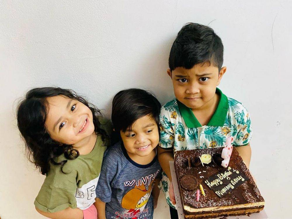 potret Kaylendra, Shaqueena, dan Geandra (instagram.com/reny_kaylend08)