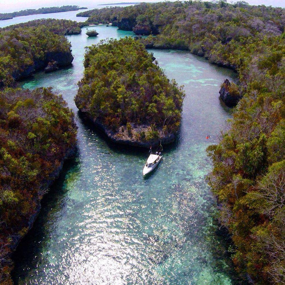 potret Pulau Bair (instagram.com/sibero_drone)