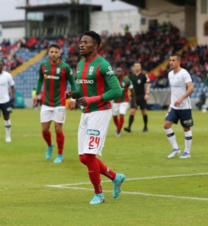 Clesio Bauque ketika membela Maritimo di Liga Portugal. (instagram.com/clesiobauque10)