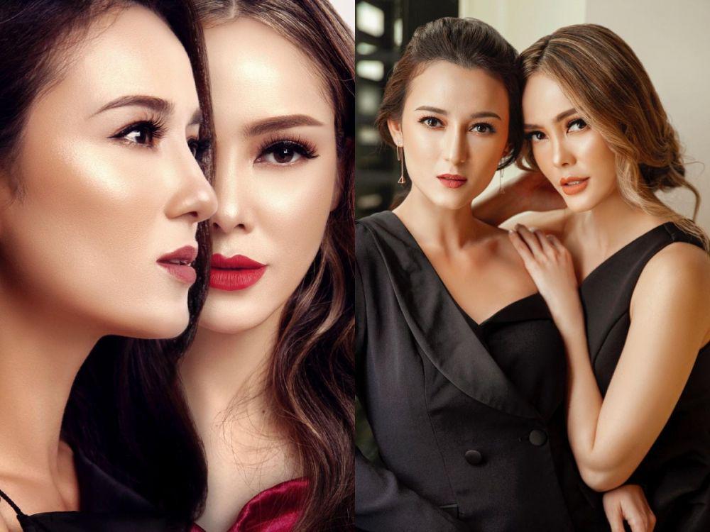 Foto Cathy Sharon dan Julie Estelle, Dijuluki Bella-Gigi Hadid Lokal!
