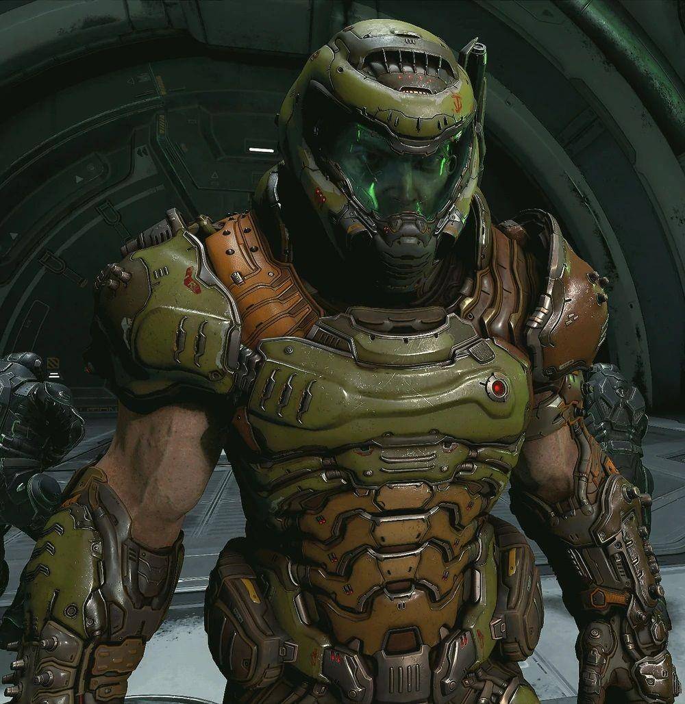 Doomguy atau Doom Slayer di DOOM Eternal (doom.fandom.com)
