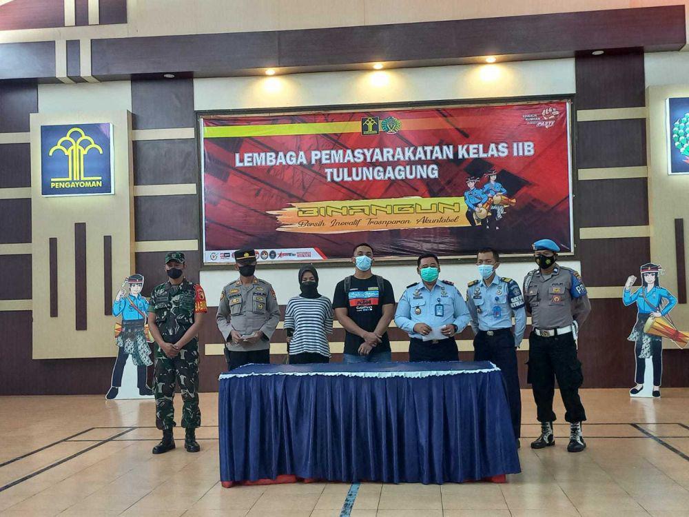 Napiter Asal Aceh di Lapas Tulungagung Bebas Bersyarat
