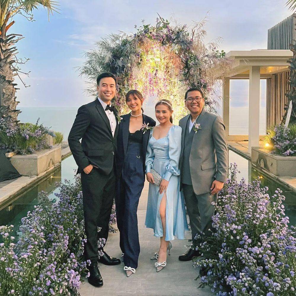 Iman Usman dan Prilly kondangan (Instagram.com/imanusman)