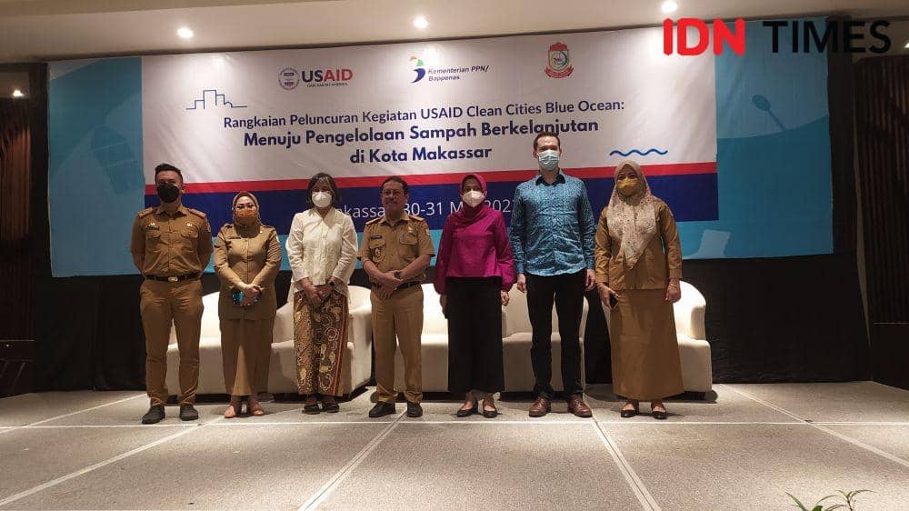 USAID meluncurkan program Clean Cities, Blue Ocean di Hotel Four Points by Sheraton, Kota Makassar, Selasa (31/5/2022). IDN Times/Asrhawi Muin