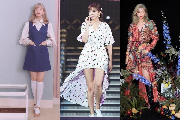 14 Referensi Outfit Dress ala Jeongyeon Twice, Cute hingga Elegan!