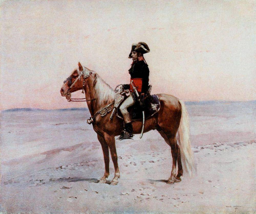 lukisan Napoleon Bonaparte (Napoleon in Egypt karya Edouard Detaille)