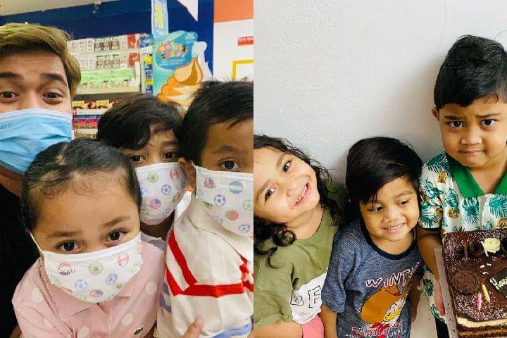 potret Kaylendra, Shaqueena, dan Geandra (instagram.com/reny_kaylend08)