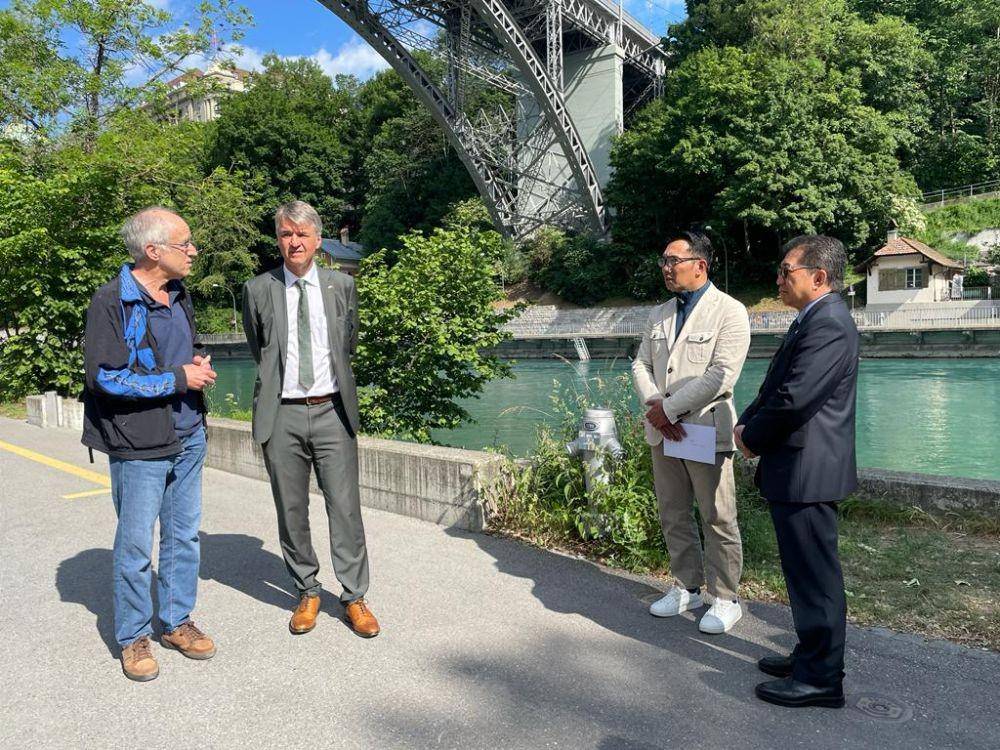Wali Kota Bern temui Ridwan Kamil. (dok. KBRI Bern)