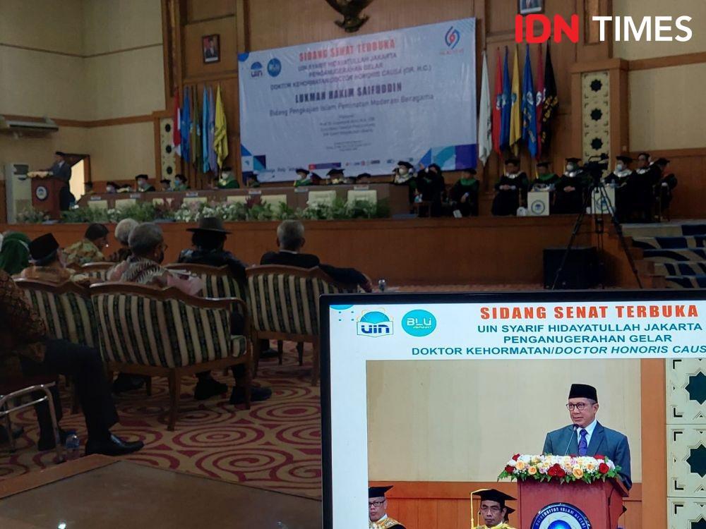 Lukman Hakim Dianugerahi Gelar Doktor Kehormatan dari UIN Jakarta