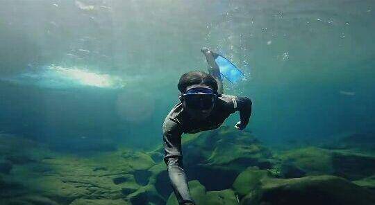 potret Dzawin Nur saat freedive (youtube.com/Dzawin Nur)