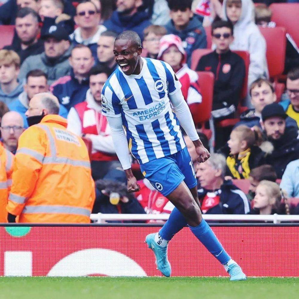 Enock Mwepu jadi rekrutan terbaru Brighton & Hove Albion pada musim 2021/2022. (instagram.com/enockmwepu)
