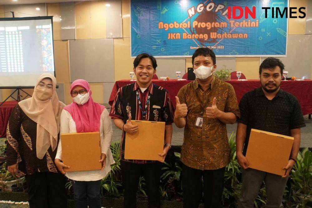 BPJS Kesehatan Ngobrol Program Terkini terkait Program Jaminan Kesehatan Nasional (JKN) bareng wartawan di Samarinda. (IDN Times/Hilmansyah)