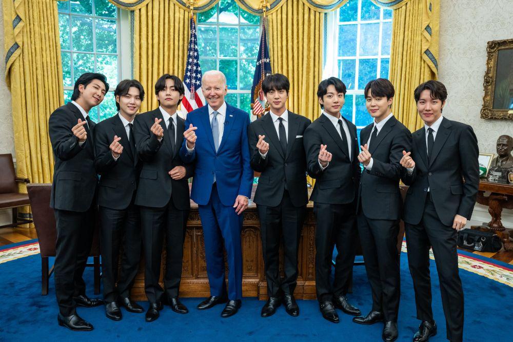 BTS Temui Joe Biden di Gedung Putih, Serukan Stop Asian Hate