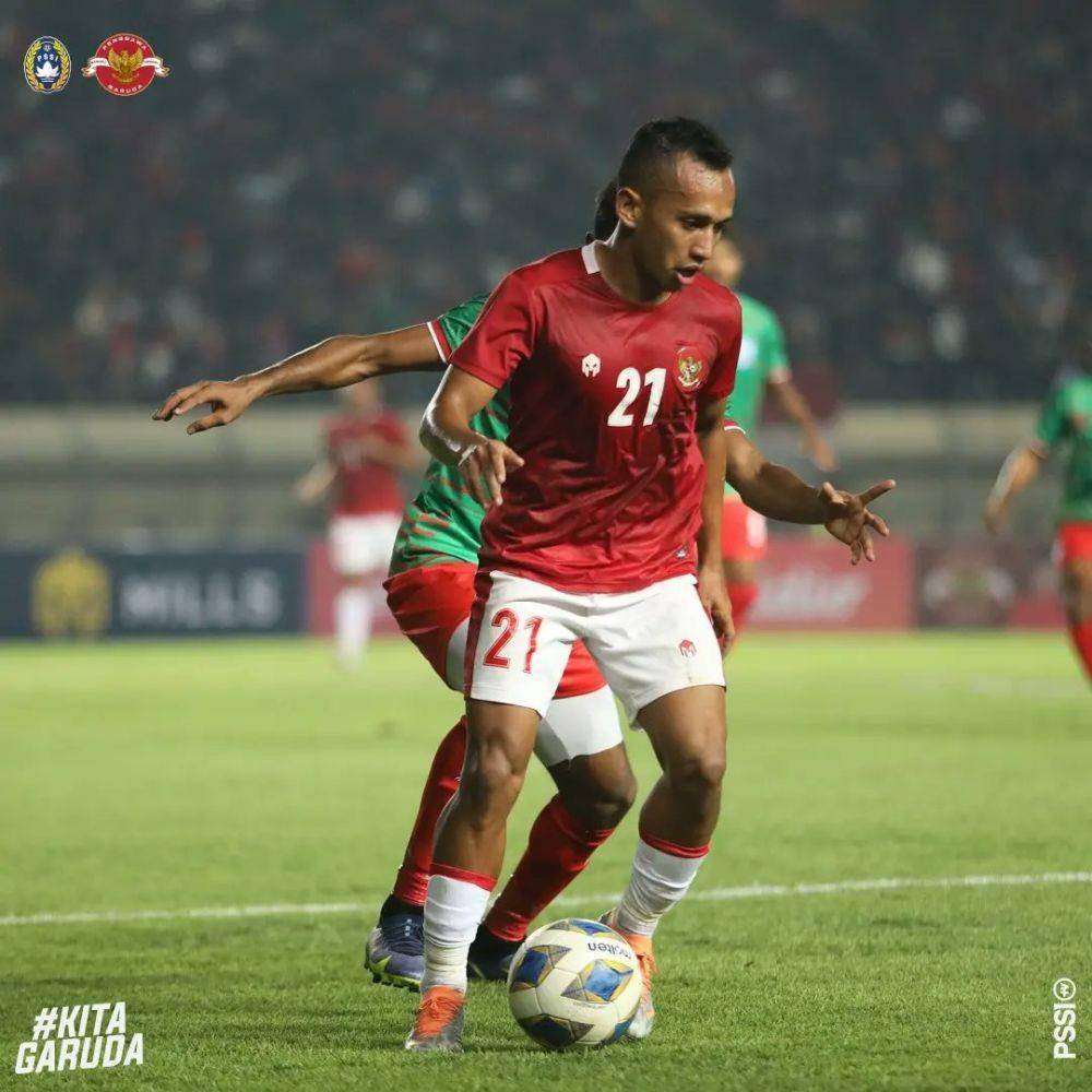 Timnas Indonesia lawan Bangladesh. (twitter.com/PSSI)