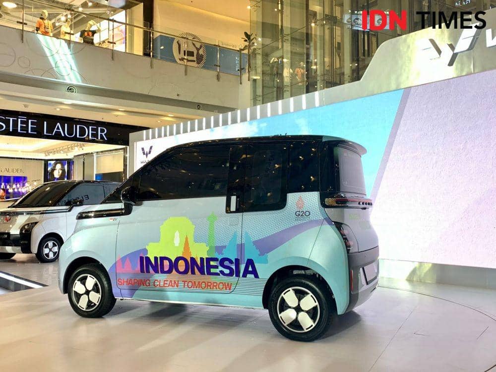Wuling EV juga menjadi salah satu mobil KTT G20 (IDN Times/Fadhliansyah)