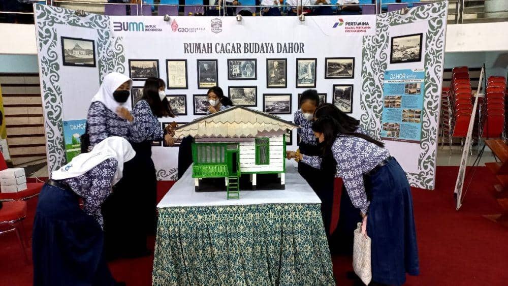 Stand pameran PT Kilang Pertamina Internasional (KPI) di Dome Balikpapan. Foto Pertamina