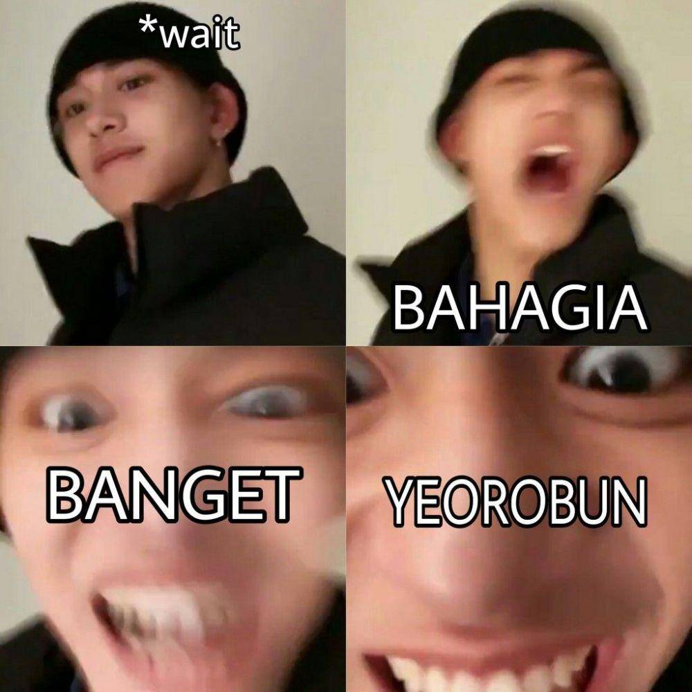 meme salah tingkah (twitter.com/YOOJICH)