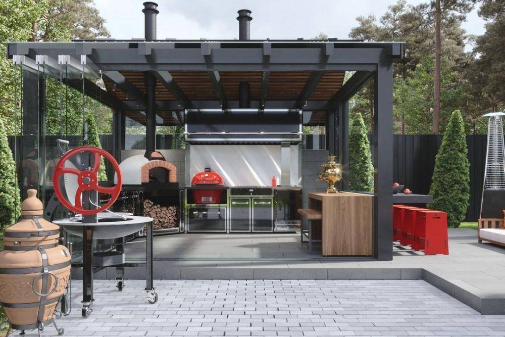 ilustrasi dapur outdoor (instagram.com/bbqstore)