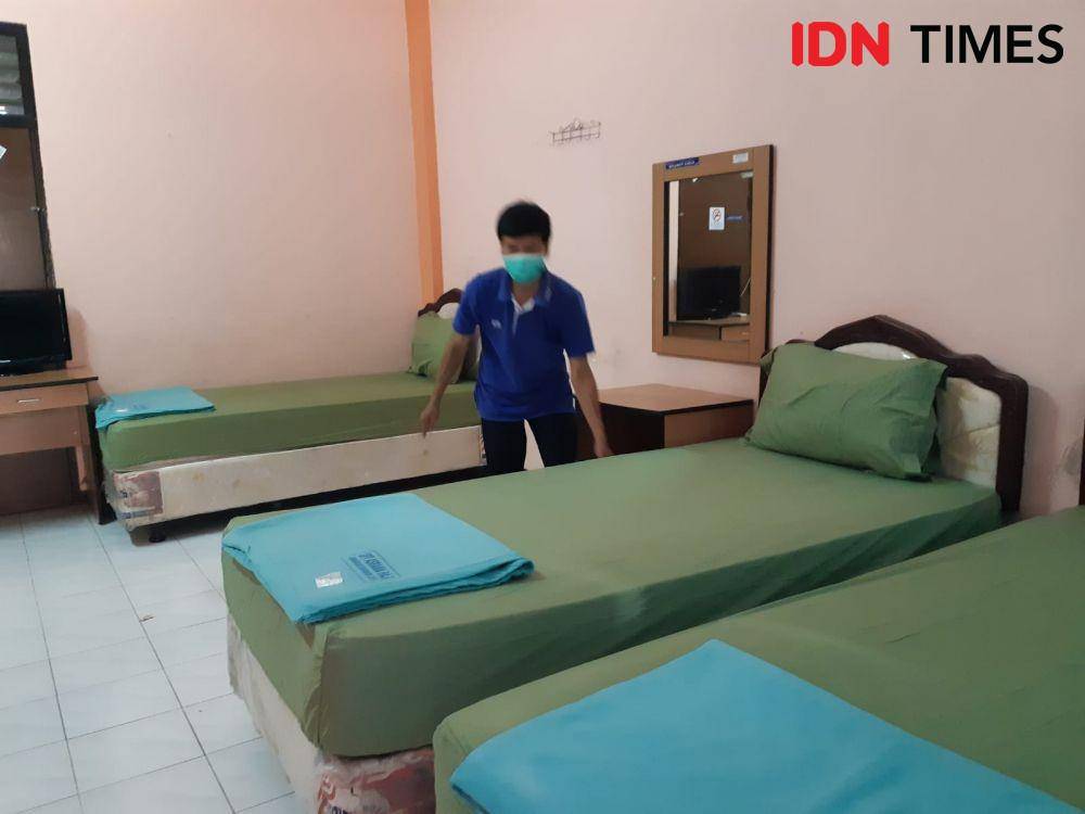Persiapan kamar untuk CJH. IDN Times/Ardiansyah Fajar.